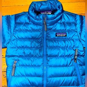 Patagonia Kids Blue Puffer Jacket